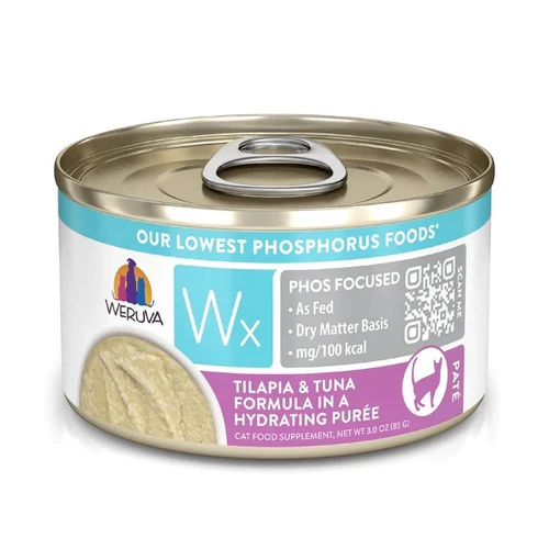 Weruva® Cat Wx Phos Focused Tilapia & Tuna in Hydrating Purée