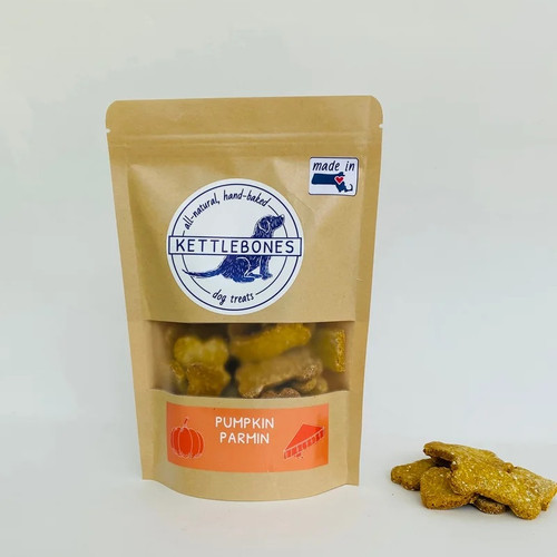 Kettlebones Pumpkin Parmin' Dog Biscuits - 5 oz
