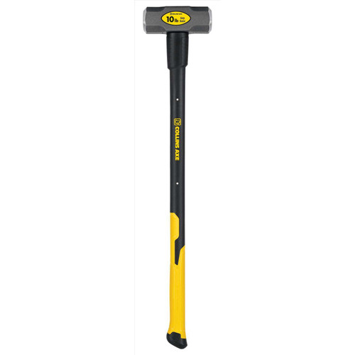 Steel Sledge Hammer Fiberglass Handle - 10 lb