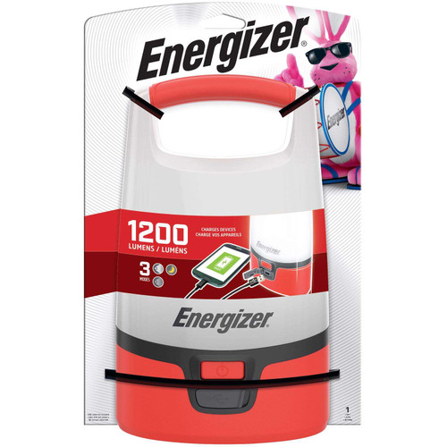 Energizer 1000 Lumens Red/White LED Standing Lantern