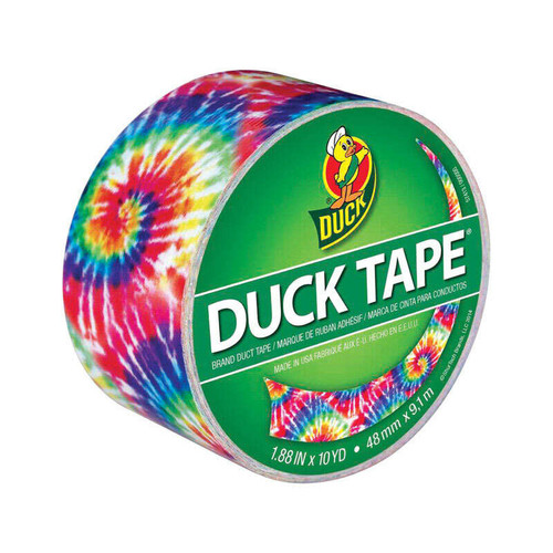 Multicolored Love Tie Dye Duck Tape -10 yd