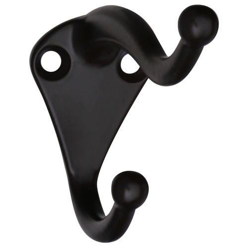 Oil Rubbed Bronze Brown Zinc Coat and Hat Hook