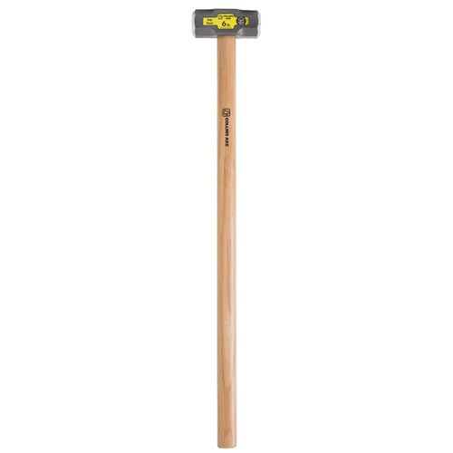 Steel 2 Face Sledge Hammer with Hickory Handle - 6 lb