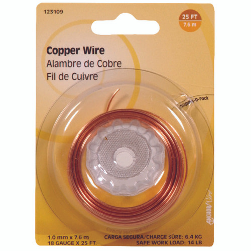 Copper 18 Ga Wire - 25 ft