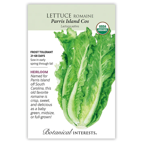 Botanical Interests® Parris Island Cos Romaine Lettuce Seeds Organic