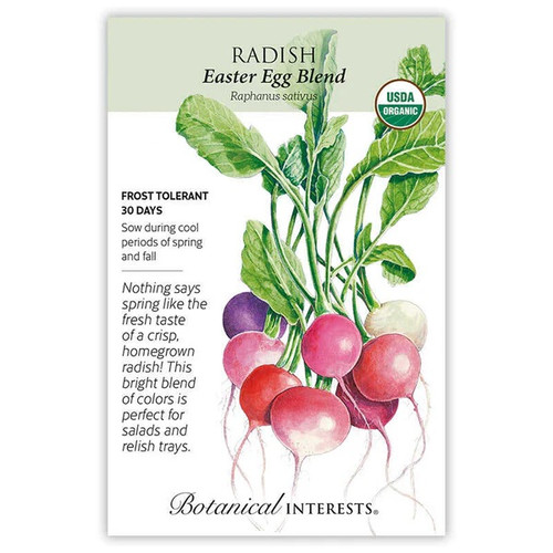 Easter Egg Blend Radish Seeds Organic