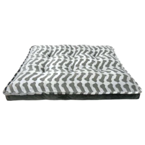 Arlee Bella Orthopedic Grey Bones Bed Medium - 40 in X 30 in X 7 in