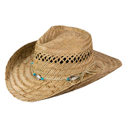 Ladies Lindu Cowboy Turquoise Trim Hat