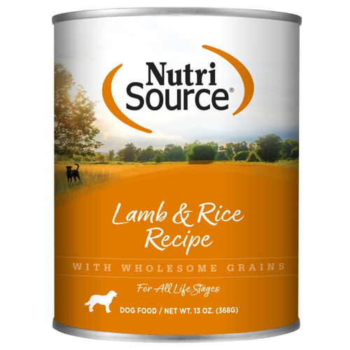 NutriSource Lamb &  Rice Can - 13 oz