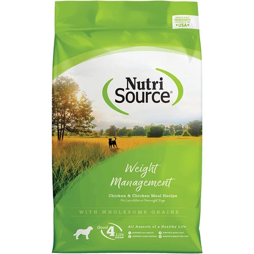 NutriSource® Weight Management Chicken & Rice Recipe Dry Dog Food