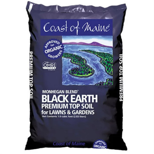 Monhegan Blend Organic & Natural Black Earth Lawn Soil - 1 cu ft