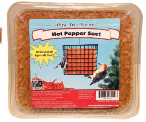 Pine Tree Farms Hot Pepper Suet Seed Cake