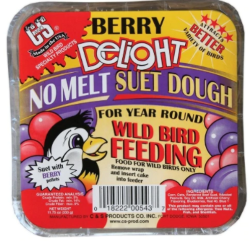 C&S Berry Delight No Melt Suet Dough