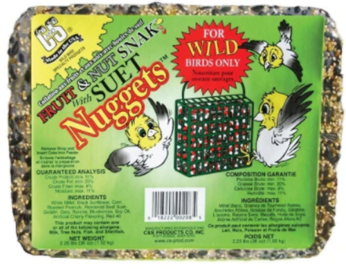 C&S Fruit & Nut Snak With Suet Nuggets