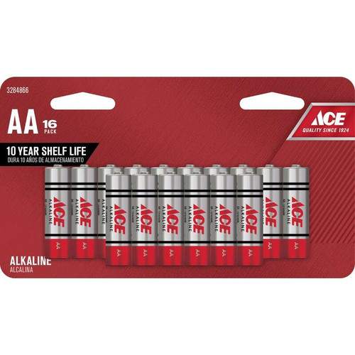 AA Alkaline Batteries - 16 pk