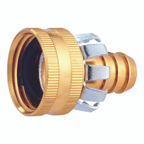 Ace Metal Threaded Female Clinch Hose Mender Clamp - 1/2 in