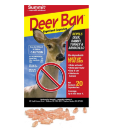 Deer Ban Repellent Encapsulated Coyote Urine - 20 ct