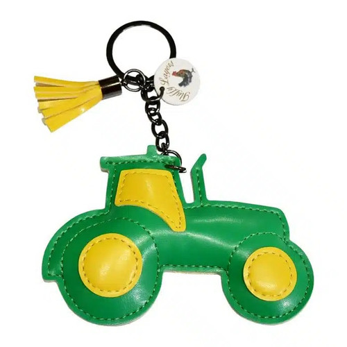 Fluffy Layers Farm Keychain - Tractor