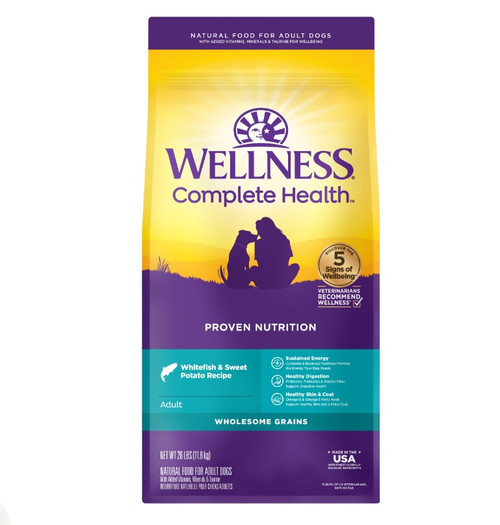 Wellness® Complete Health™ Whitefish & Sweet Potato Dog Food