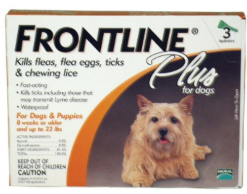 Frontline Plus For Dogs 1 to 22 lb