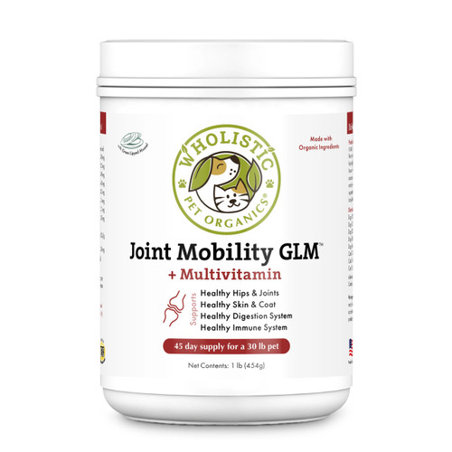 Wholistic Pet Organics Joint Mobility GLM - 1 lb