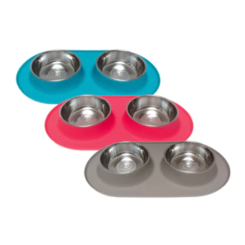 Messy Mutts Double Silicone Feeder