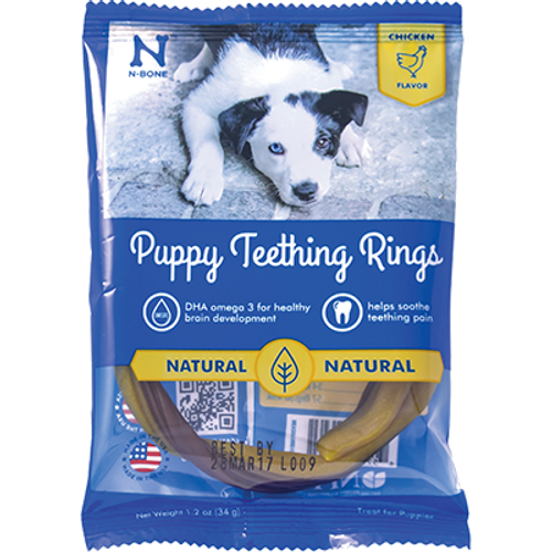 N-Bone® Puppy Teething Rings Grain-Free Chicken