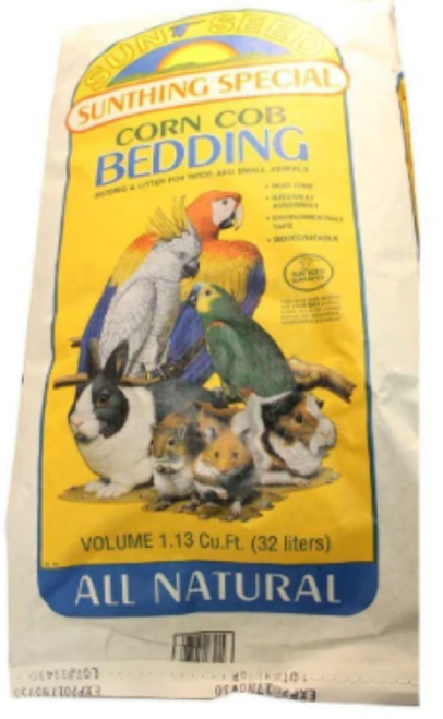 Natural Corn Cob Bedding and Litter