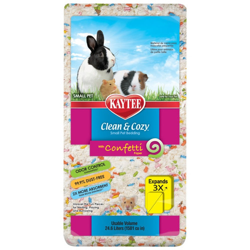 Clean & Cozy Confetti Small Pet Bedding - 24.6 L