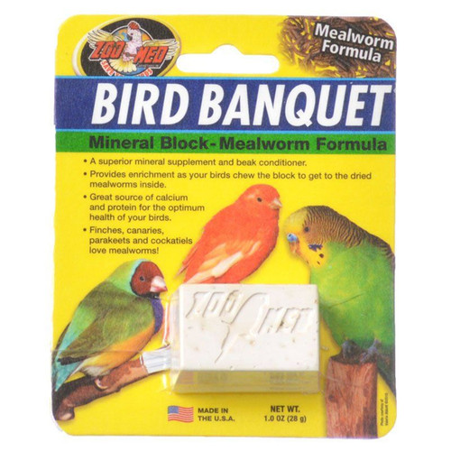 Bird Banquet Mealworm Formula Mineral Block