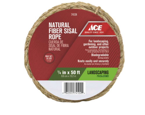 Ace Natural Twisted Sisal Rope