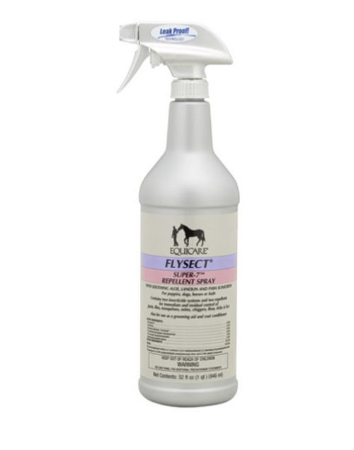 Equicare Flysect Super-7 Repellent Spray - 32 oz