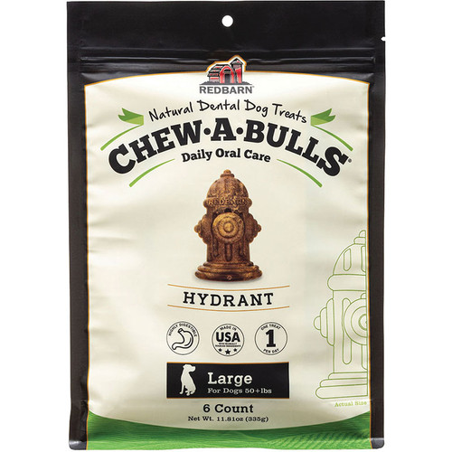 Redbarn Chew-A-Bulls Hydrant Dental Dog Treat