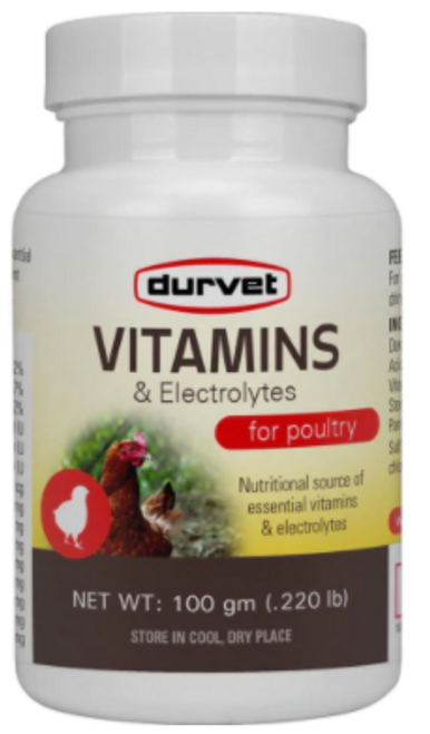 Durvet Vitamins & Electrolytes For Poultry