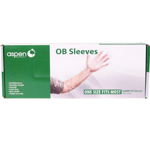 Shoulder Length OB Sleeve Clear Gloves