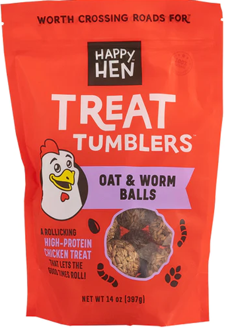 Happy Hen Treat Tumblers Oat and Worm Balls