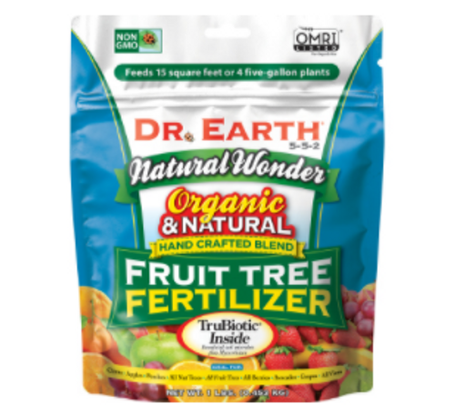 Natural Wonder Premium Fruit Tree Fertilizer 5-5-2 - 1 lb