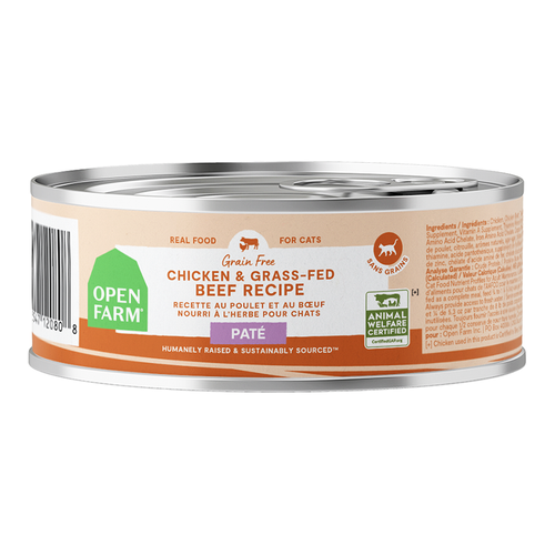 Open Farm Chicken & Grass-Fed Beef Pâté Canned Food for Cats