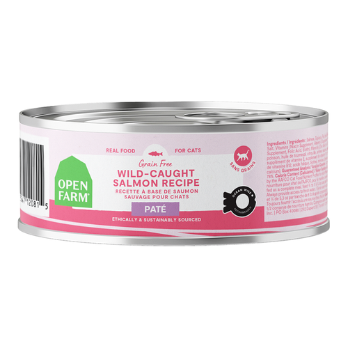 Open Farm Wild-Caught Salmon Pâté Canned Food for Cats