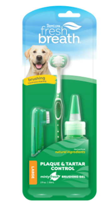 Tropiclean Oral Care Kit for Large Dogs