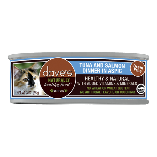 Dave’s Naturally Healthy® Grain Free Tuna & Salmon Dinner in Aspic