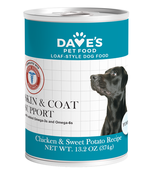 Dave's Pet Food Restricted Skin & Coat Support, Chicken & Sweet Potato