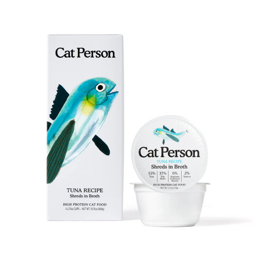 Cat Person® Tuna Shreds in Broth