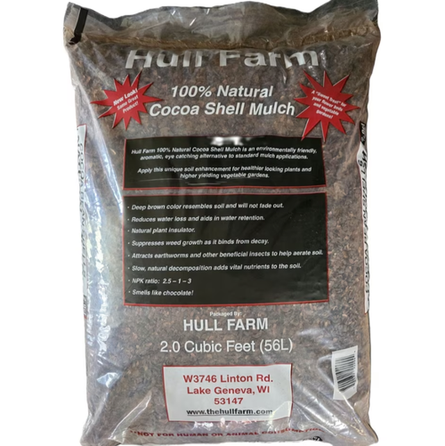 Hull Farm® 100% Natural Cocoa Shell Mulch