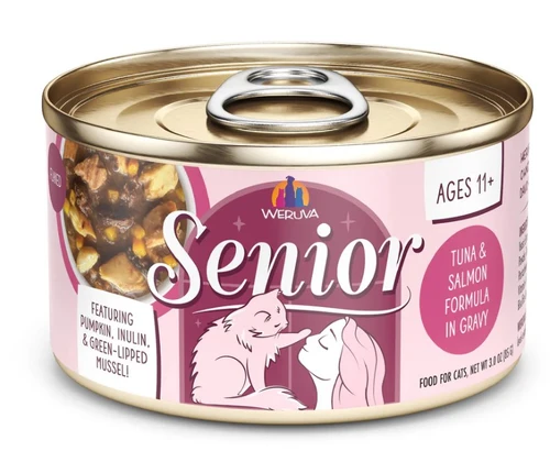 Weruva® Senior Cat Salmon & Tuna in Gravy 3oz