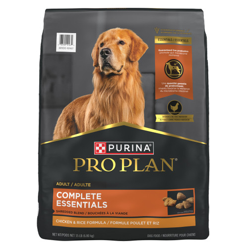 Purina Pro Plan Adult Complete Essentials Shredded Blend Chicken & Rice with Probiotics