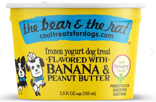 Banana & Peanut Butter Dog Frozen Yogurt