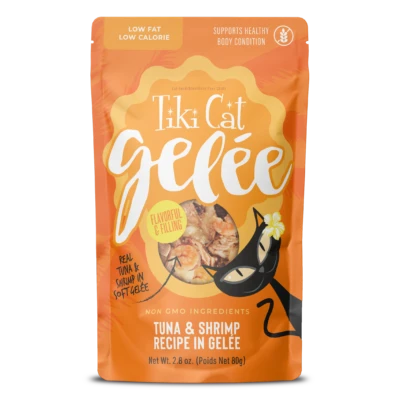 Tiki Cat® Gelée Tuna & Shrimp Recipe in Gelée Pouch