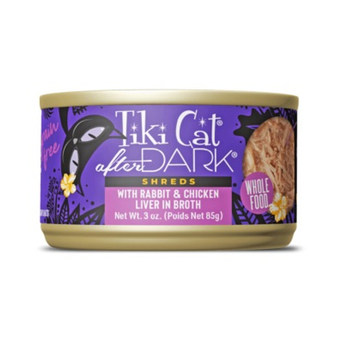 Tiki Cat® After Dark® Shreds With Rabbit & Chicken Liver Recipe