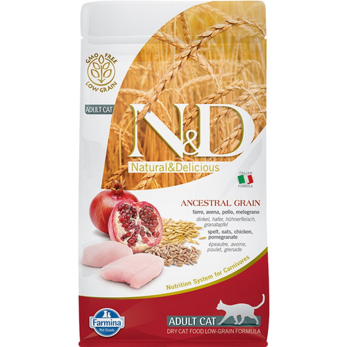 N&D Ancestral Grain Feline Chicken & Pomegranate Adult